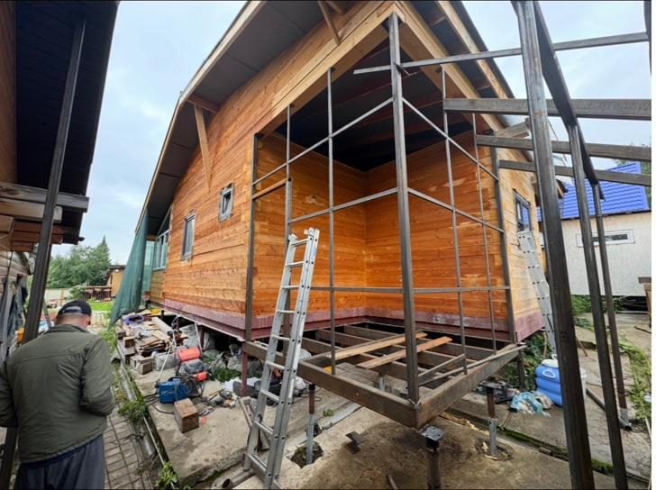 Усиление частного дома, металлоконструкции